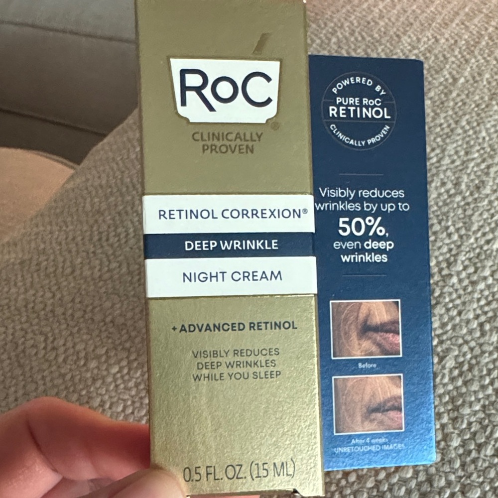 RoC Retinol Correxion Deep Wrinkle Night Cream NWT